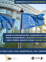 Wsparcie przedsiębiorców i samorządów w pozyskiwaniu źródeł finansowania z Krajowego Planu Odbudowy