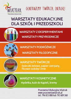 Zajęcia edukacyjne w przedszkolach i szkołach