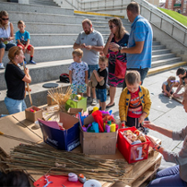 zajęcia plenerowe z dziećmi, fot. Ł. Gdak