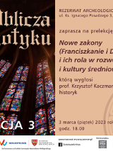 Zaproszenie z informacjami o nazwie i czasie.