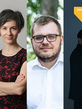 Karolina Wigura, Piotr Trudnowski, Krzysztof Zalewski na zdjęciu.