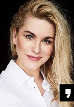 Katarzyna Bonda na zdjęciu.