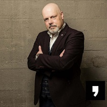 Marek Krajewski na zdjęciu