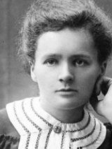Na zdjęciu młoda Skłodowska-Curie.