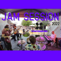 Zdjęcie ze wspólnego grania na instrumentach w KontenerART.