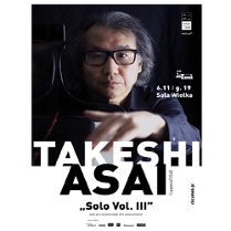 Plakat promujący wydarzenie ze zdjęciem artysty