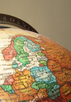 Zdjęcie globusa.