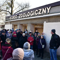 Zdjęcie uczestników jednej z wycieczek po Starym ZOO.