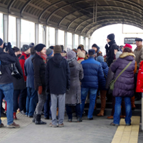 Zdjęcie uczestników jednej z wycieczek.