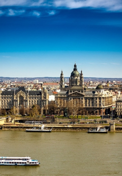 Zdjęcie panoramy Budapesztu.