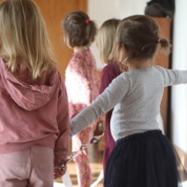 Na zdjęciu fragment warsztatów dla dzieci.