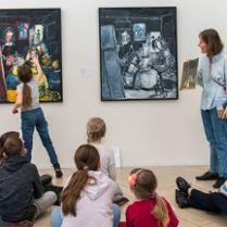 zdjecie z zajec w muzeum