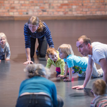 Na zdjęciu fragment warsztatów dla dzieci.