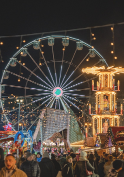 Zdjęcie Betlejem Poznańskiego na placu Wolności