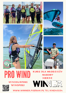 Kursy ProWind windsurfingu/wingfoil dla młodzieży12+