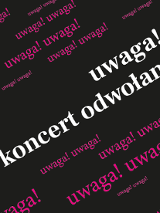 Baner promujący wydarzenie. Nazwa wydarzenia i zdjęcie artystki.