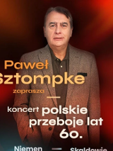 Baner promujący wydarzenie. Nazwa wydarzenia i zdjęcie Artysty.