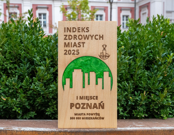 Nagroda za zajęcie I miejsca w rankingu Indeksu Zdrowych Miast 2025