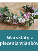 plakat - upleciony wianek