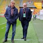 Zbigniew Boniek i Janusz Basałaj