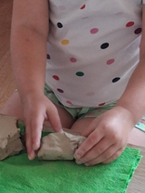 Na zdjęciu fragment warsztatów dla dzieci.