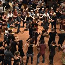 Na zdjęciu fragment warsztatów tańca.