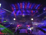 pokaz światła uświetnił początek wieczoru