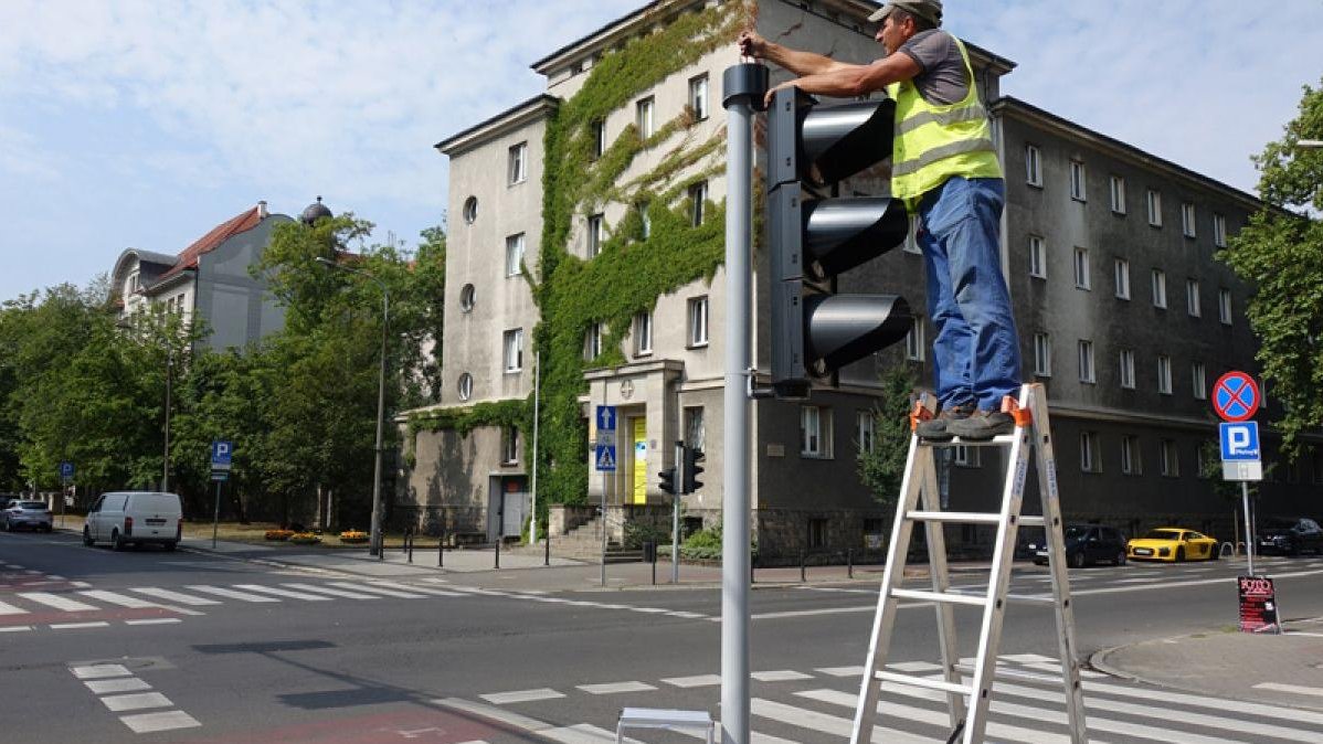 Kolejne przejścia dla pieszych z sygnalizacją akustyczną fot. ZDM