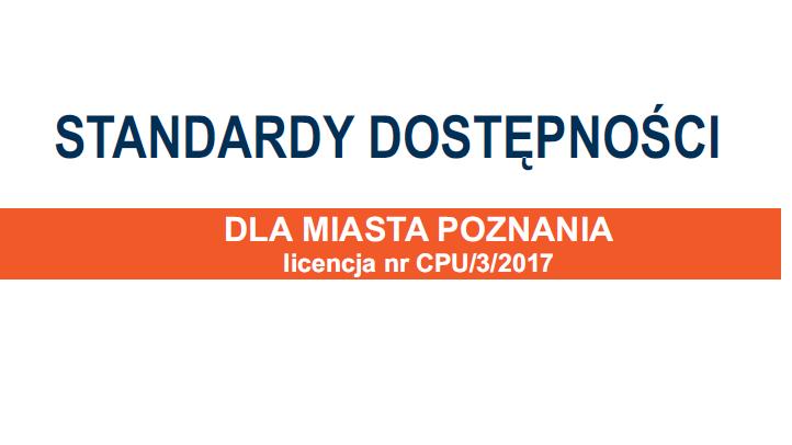 Standardy Dostępności dla Miasta Poznania - grafika artykułu