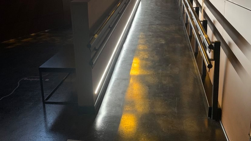 Na zdjęciu rampa prowadząca do największej sali Centrum Szyfrów Enigma