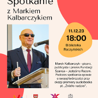 Zaproszenie na wyjątkowe spotkanie autorskie z niewidomym pisarzem
