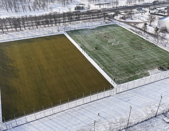 Galeria zdjęć z otwarcia nowych boisk treningowych do piłki nożnej przy Drodze Dębińskiej