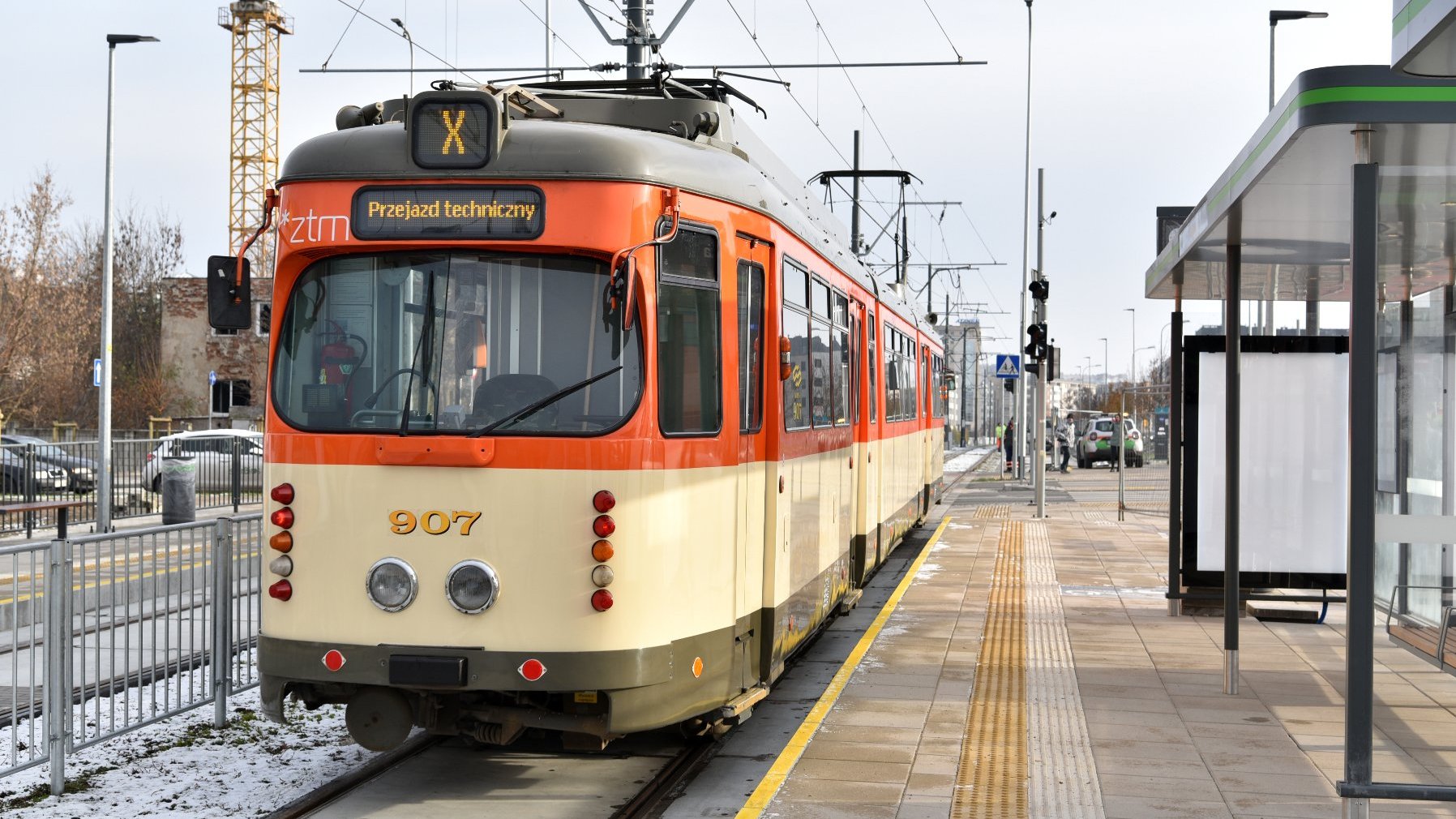 Galeria zdjęć z testowych przejazdów tramwajów na trasie kórnickiej