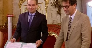 Podpisanie listu intencyjnego o nawiązaniu współpracy między Poznaniem a Bolonią