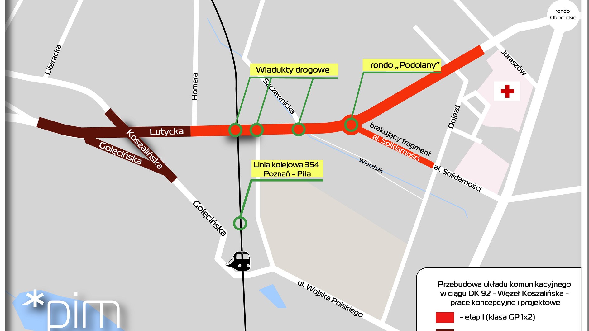 Plan sytuacyjny II etapu prac