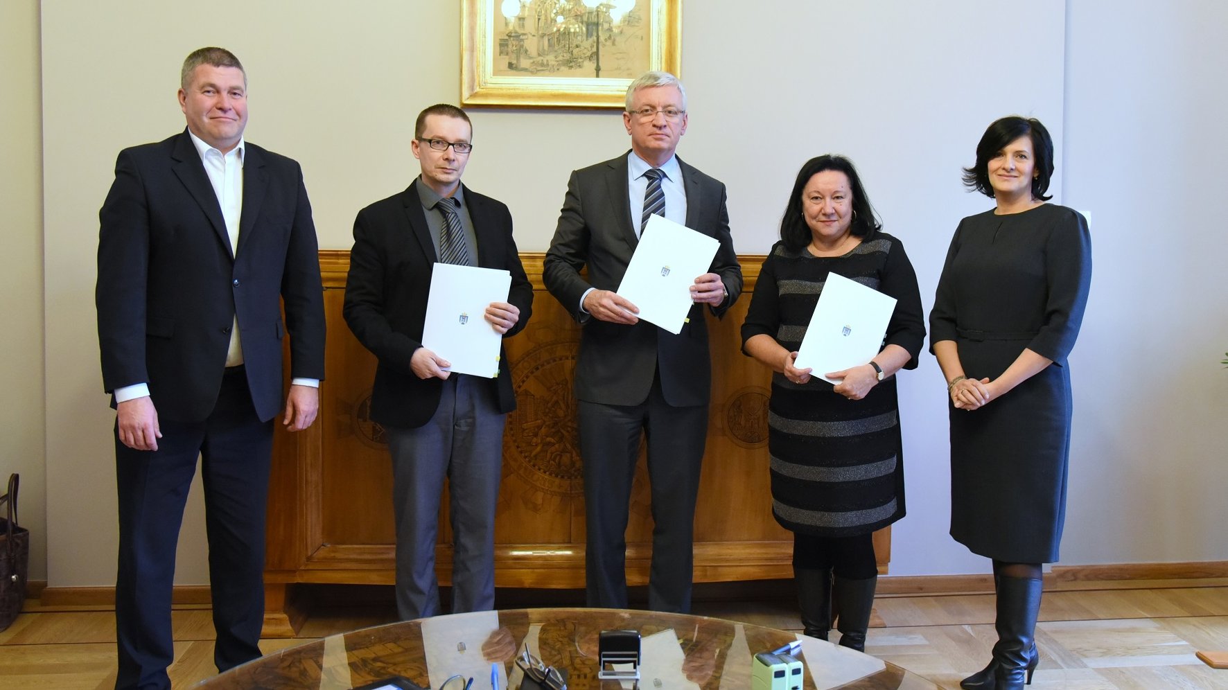18 stycznia podpisano umowę bankową dotyczącą nowej ulicy św. Wawrzyńca