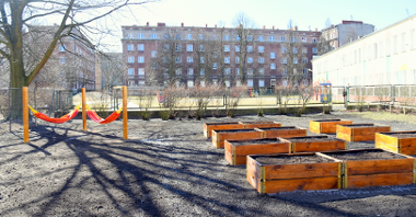 Ogród Otwarty powstaje w sąsiedztwie Przedszkola nr 42, przy ul. Prądzyńskiego