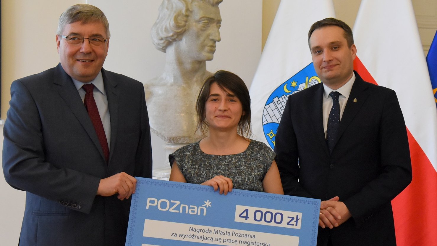 Uroczystość wręczenia nagród odbyła się 19 kwietnia w Sali Białej Urzędu Miasta Poznania