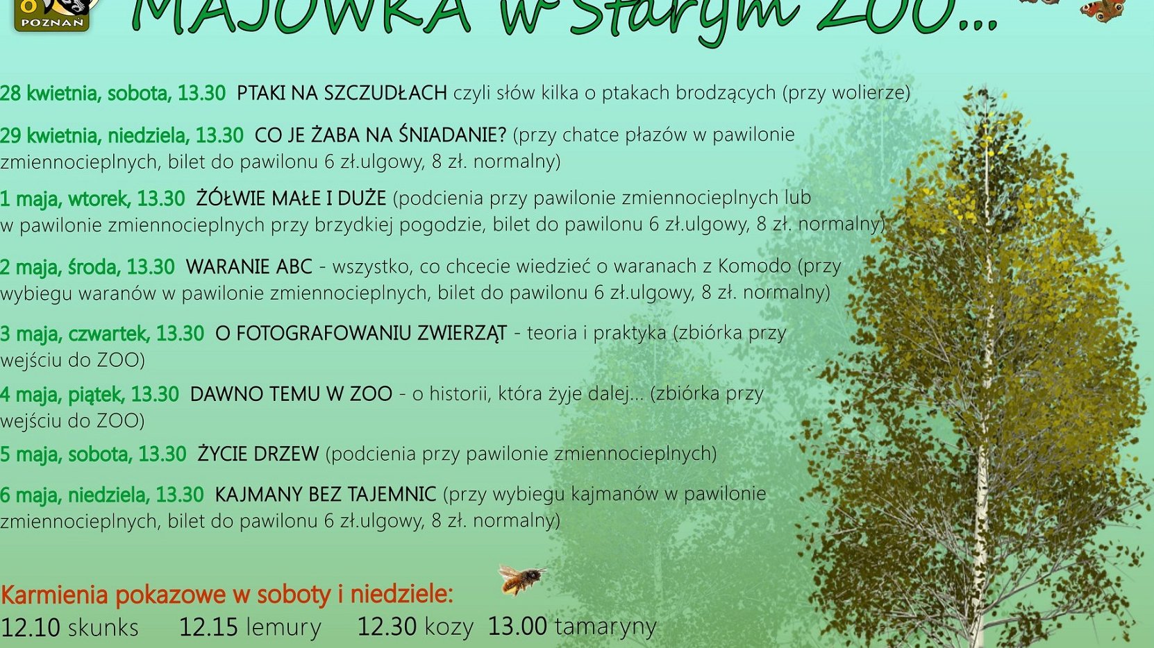W Starym Zoo na brak atrakcji nie będzie można narzekać/fot. zoo.poznan.pl