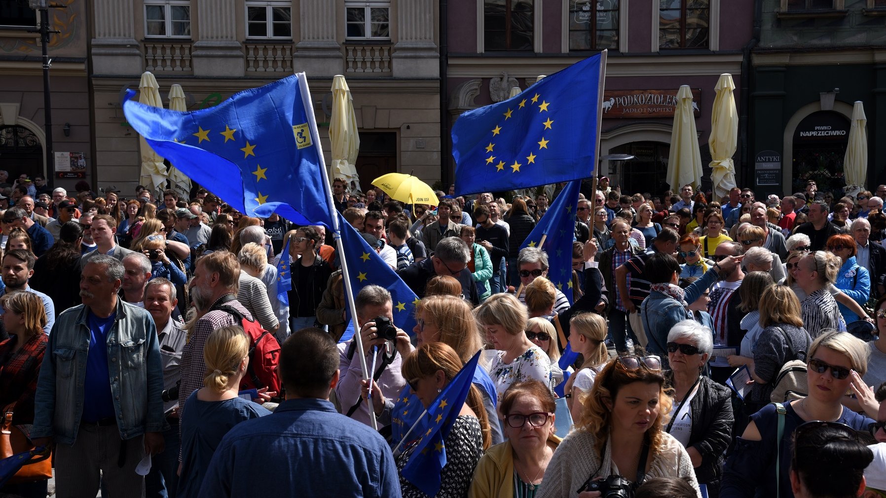 Poznaniacy uczcili 15 lat Polski w Unii Europejskiej