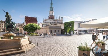 Poglądowe wizualizacje rewitalizacji płyty Starego Rynku