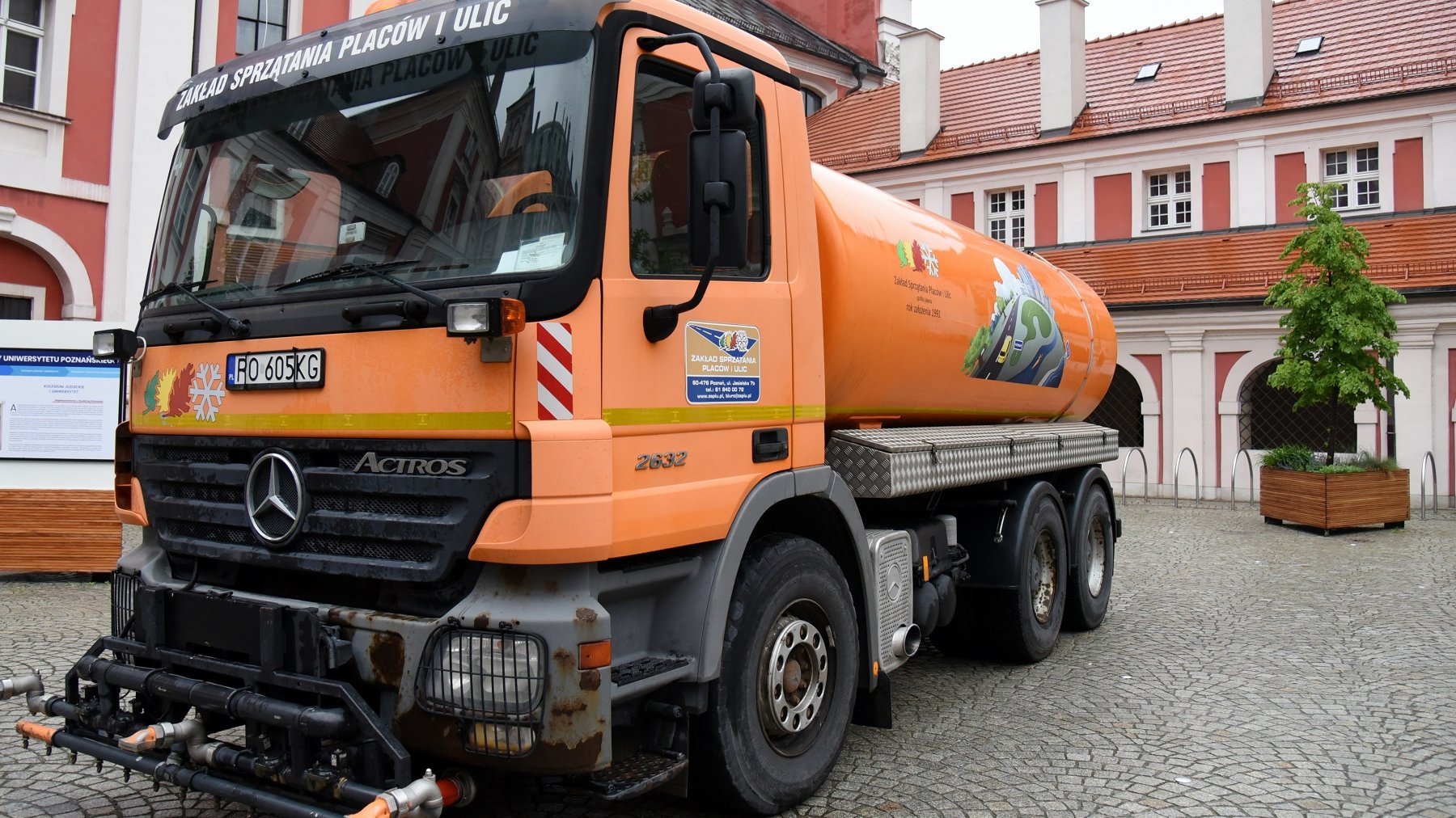 W pierwszej kolejności polewane będą główne ulice w Poznaniu