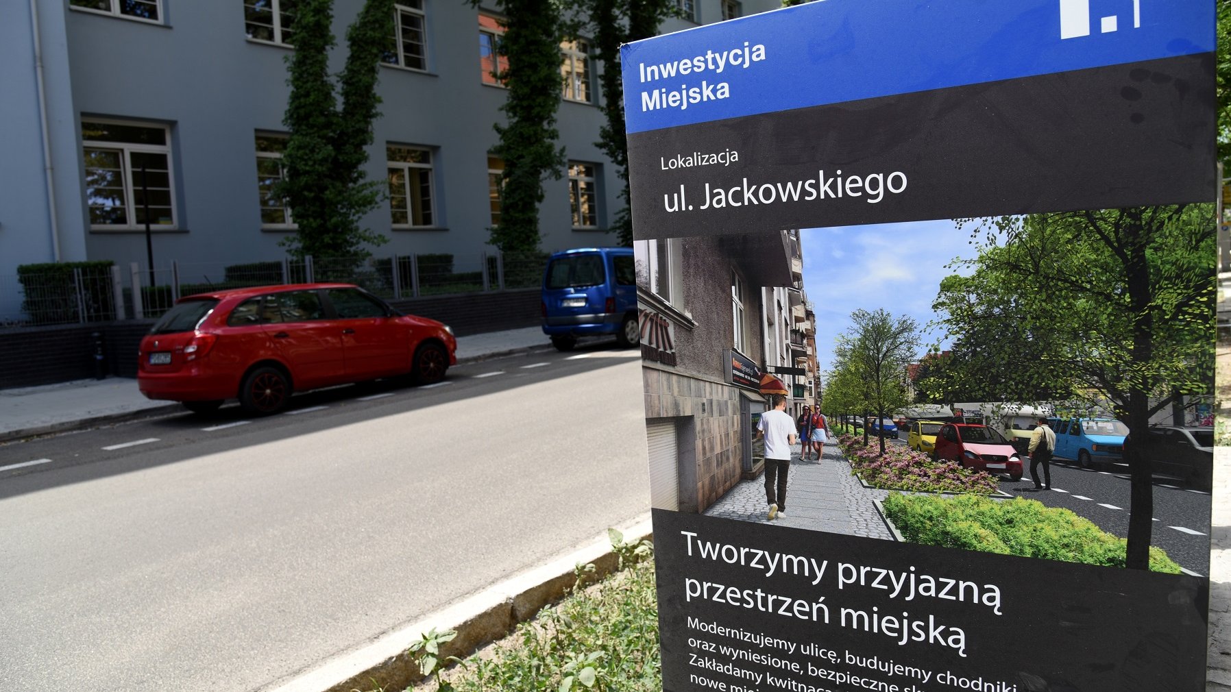 Przebudowa ul. Jackowskiego potrwa do listopada