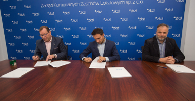 Zarząd Komunalnych Zasobów Lokalowych podpisał umowę z firmą Agrobex na wykonanie inwestycji przy ulicy Hulewiczów