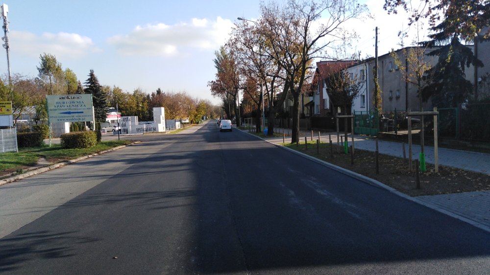 Na ul. Czechosłowackiej położono już nową nawierzchnię fot. ZDM