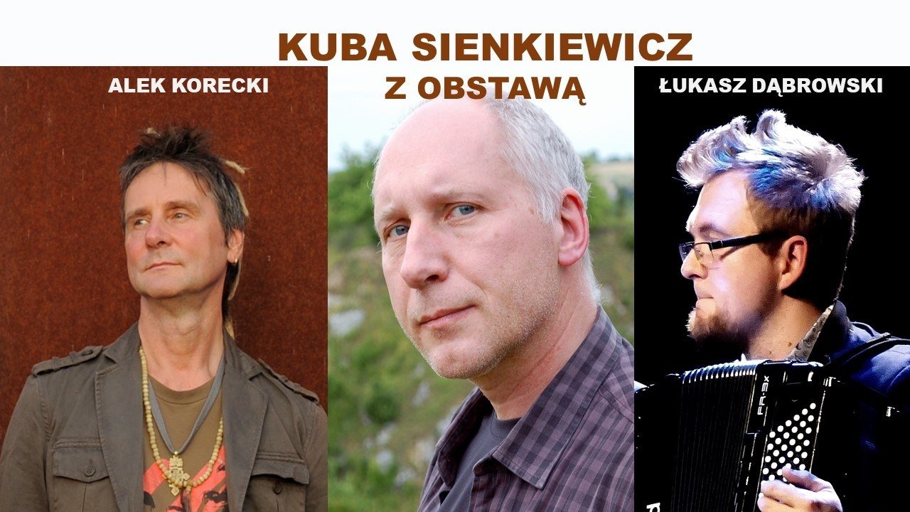 Kuba Sienkiewicz wystąpi z Alkiem Koreckim i Łukaszem Dąbrowskim fot. festiwalfrazy