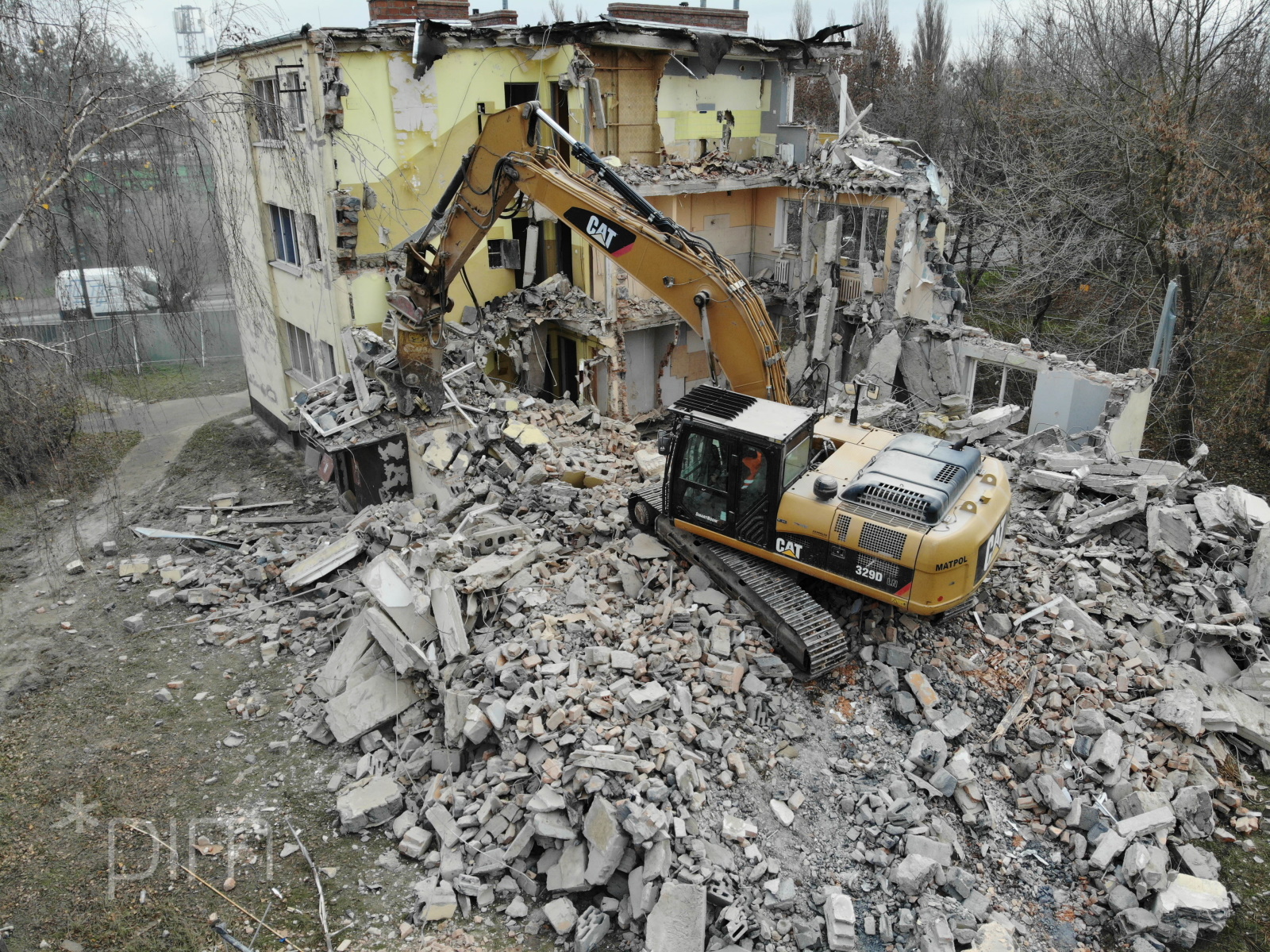 Wyburzenia budynków na trasie tramwaju na Naramowice fot. PIM - grafika artykułu