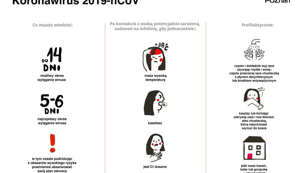 Koronawirus - ulotka informacyjna