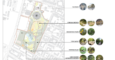 Zgodnie z propozycją w parku miałoby zostać wydzielonych kilka głównych stref