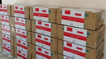 Partnerskie miasto Shenzhen przysłało do Poznania maseczki